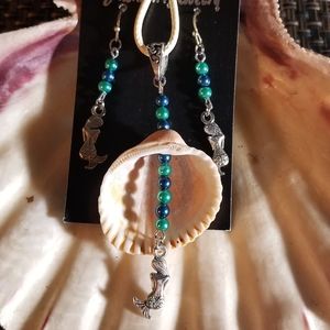 Mermaid Earring and necklace set